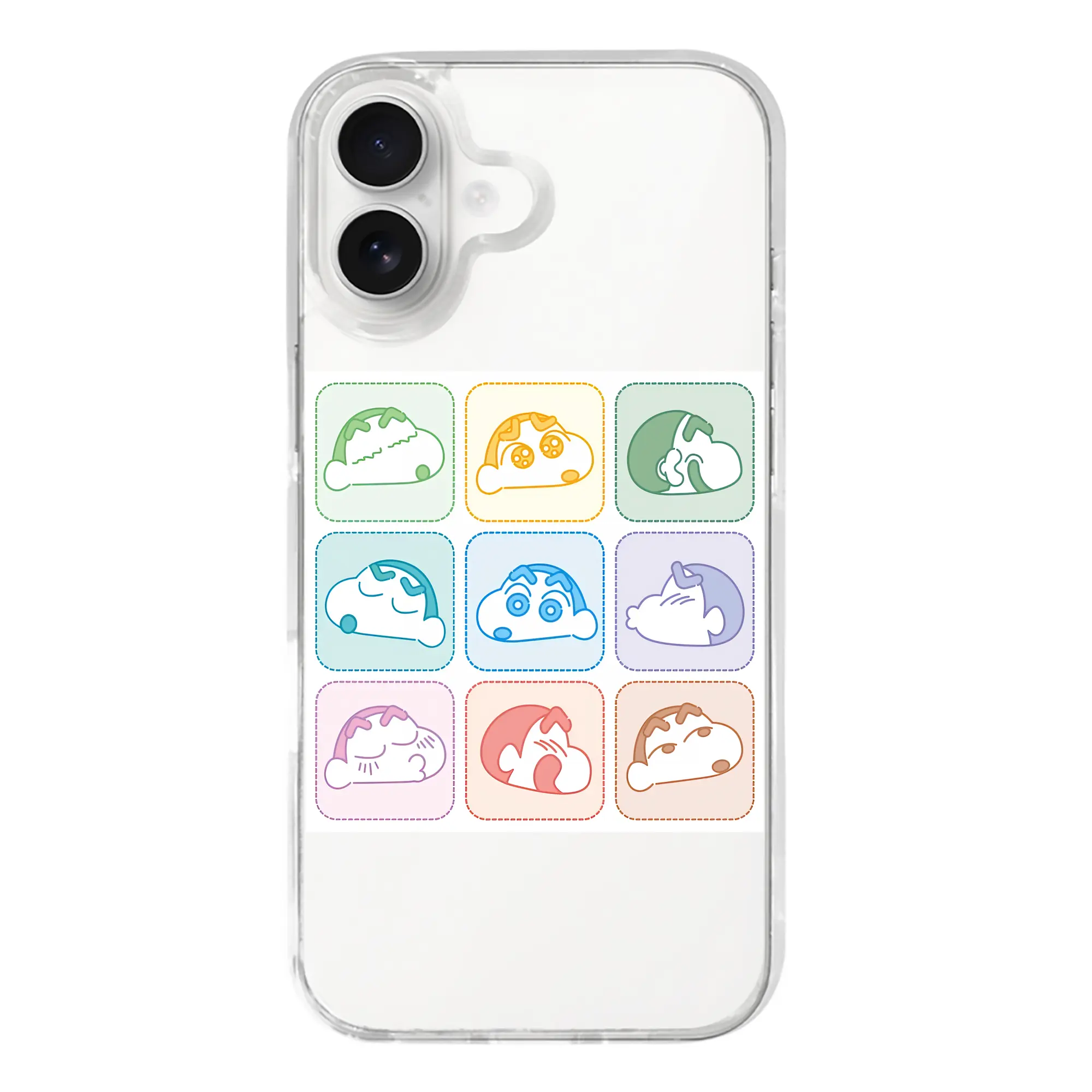 クレヨンしんちゃん グッズ 野原 しんのすけ - iPhone 17シリーズ 透明スマホケース – 薄型・耐衝撃・精密フィット保護カバー